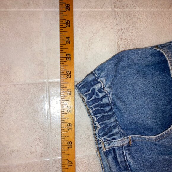 CST BLUES DENIM SHORTS PLUS 30W ELASTIC WAIST 100% COTTON - Picture 3 of 10